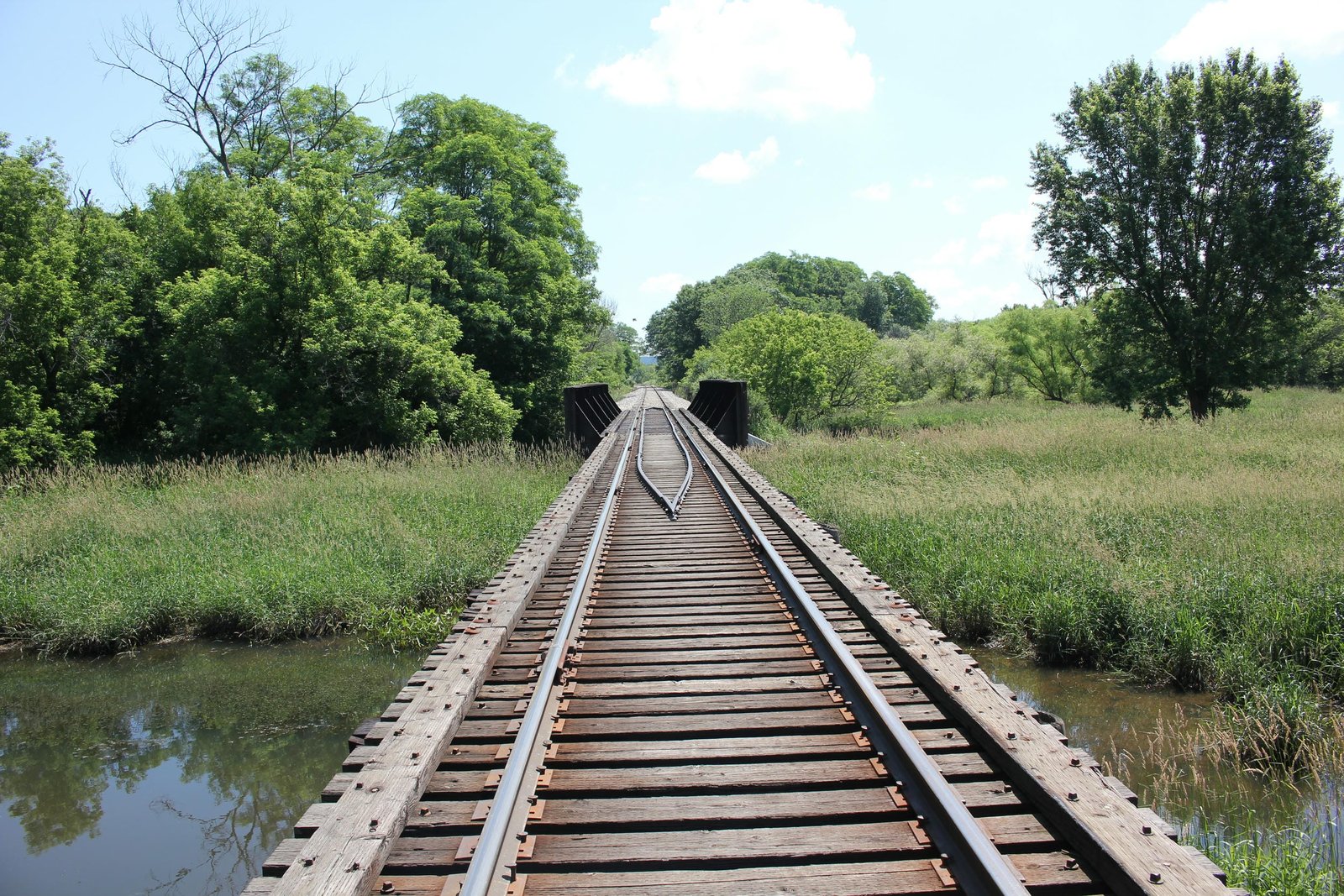 Looking east